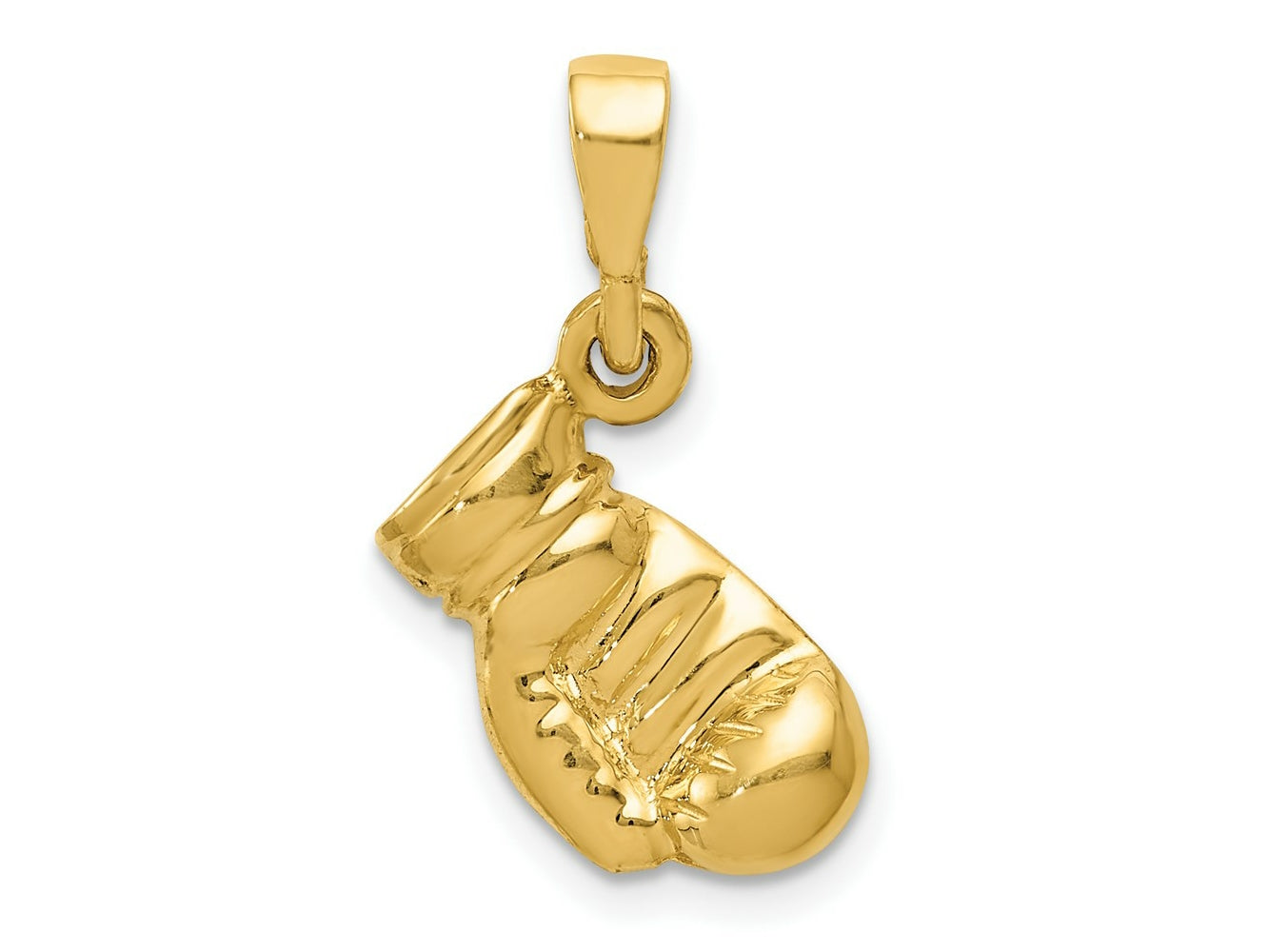 FJC Finejewelers 10 kt Yellow Gold Boxing Glove Charm 22 x 10 mm