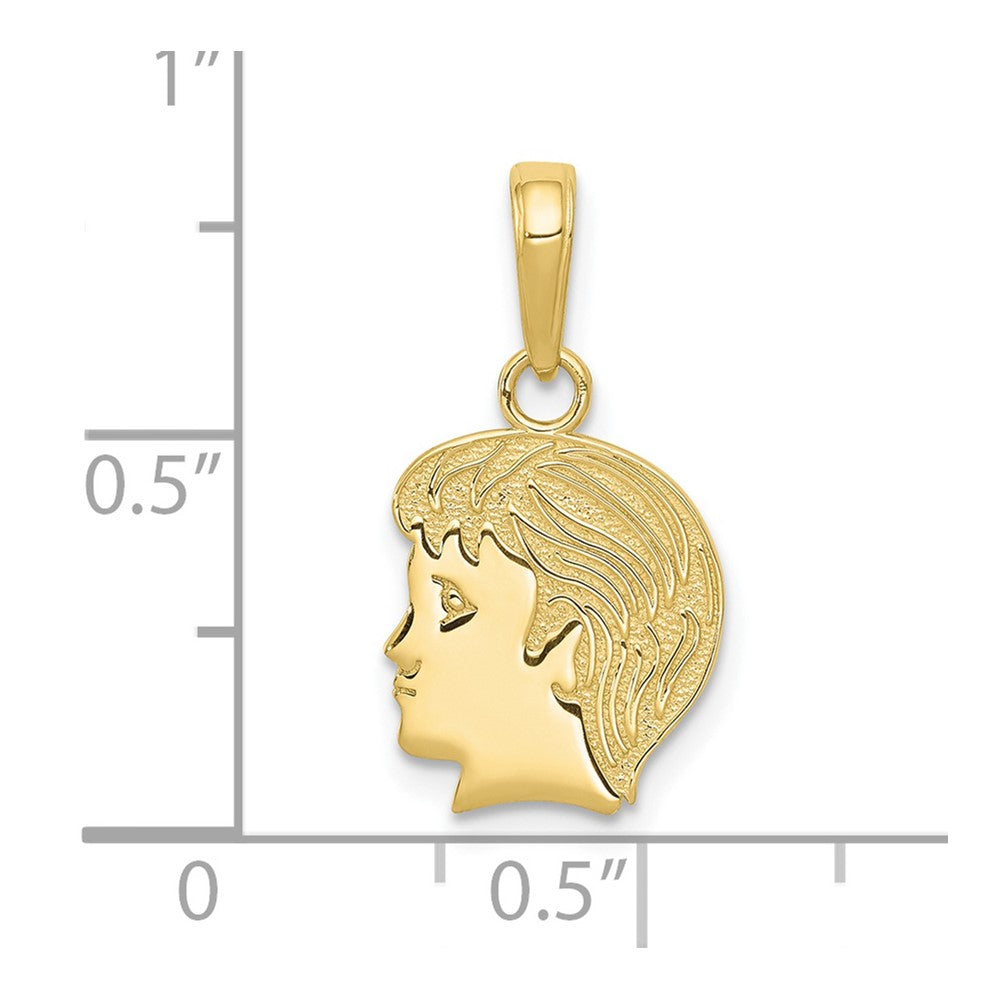 FJC Finejewelers 10 kt Yellow Gold male charm 18 x 10 mm
