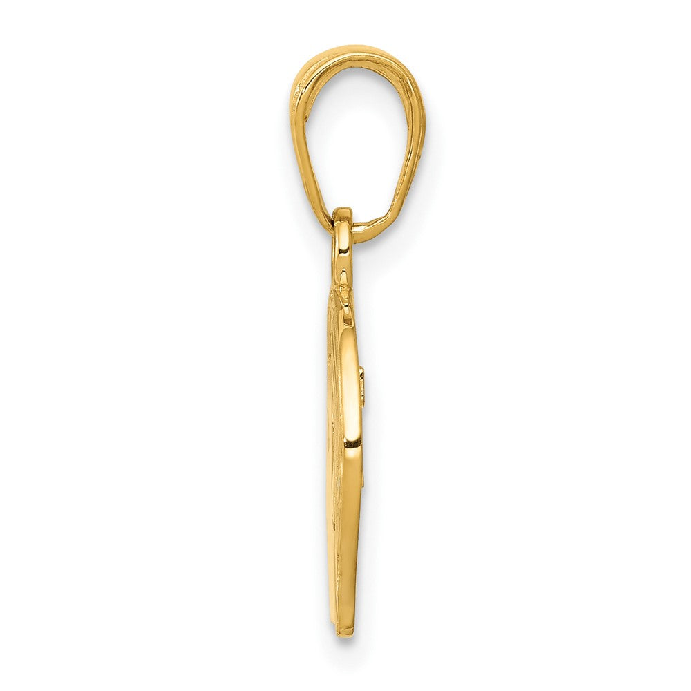 FJC Finejewelers 10 kt Yellow Gold male charm 18 x 10 mm