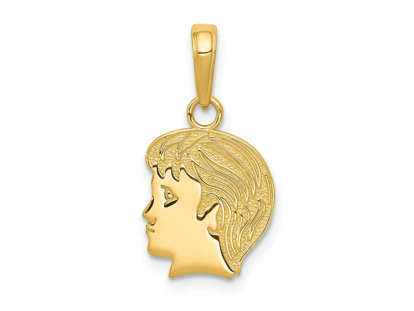 FJC Finejewelers 10 kt Yellow Gold male charm 18 x 10 mm