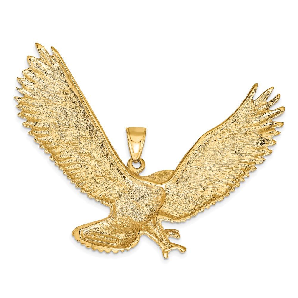 FJC Finejewelers 10 kt Yellow Gold Eagle Charm 50 x 65 mm