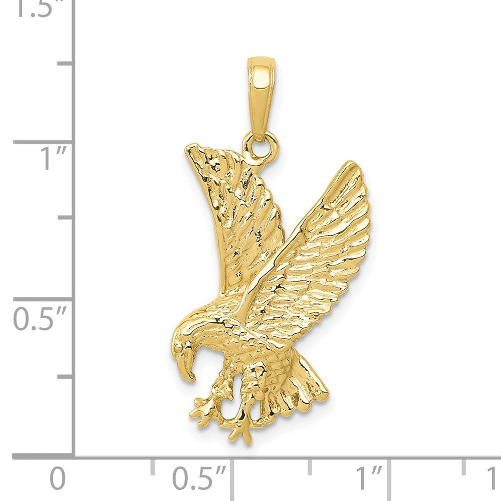 FJC Finejewelers 10 kt Yellow Gold Eagle Charm 25 x 16 mm