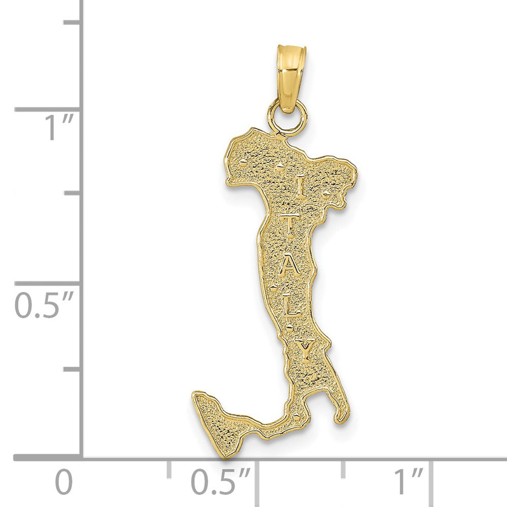 FJC Finejewelers 10 kt Yellow Gold Italy Charm 27 x 15 mm