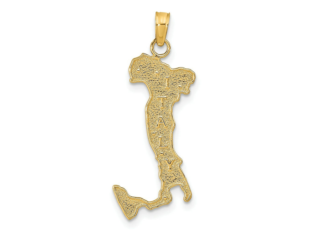 FJC Finejewelers 10 kt Yellow Gold Italy Charm 27 x 15 mm