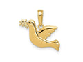 FJC Finejewelers 10 kt Yellow Gold Polished Dove Charm 11 x 16 mm