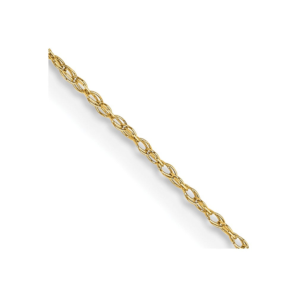 FJC Finejewelers 10 kt Yellow Gold Carded Cable Rope Chain 22 Inches x 0.5 mm