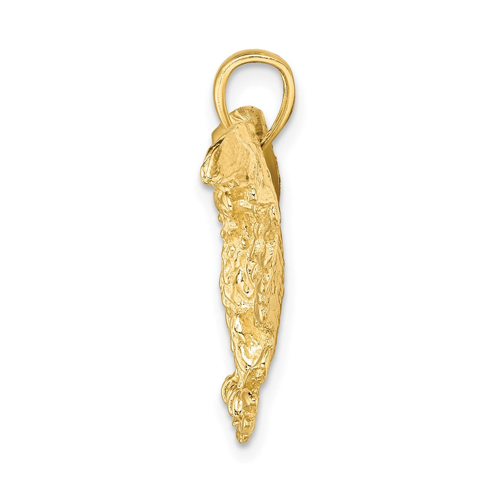 FJC Finejewelers 10 kt Yellow Gold Eagle with Wings Spread Charm 28 x 41 mm