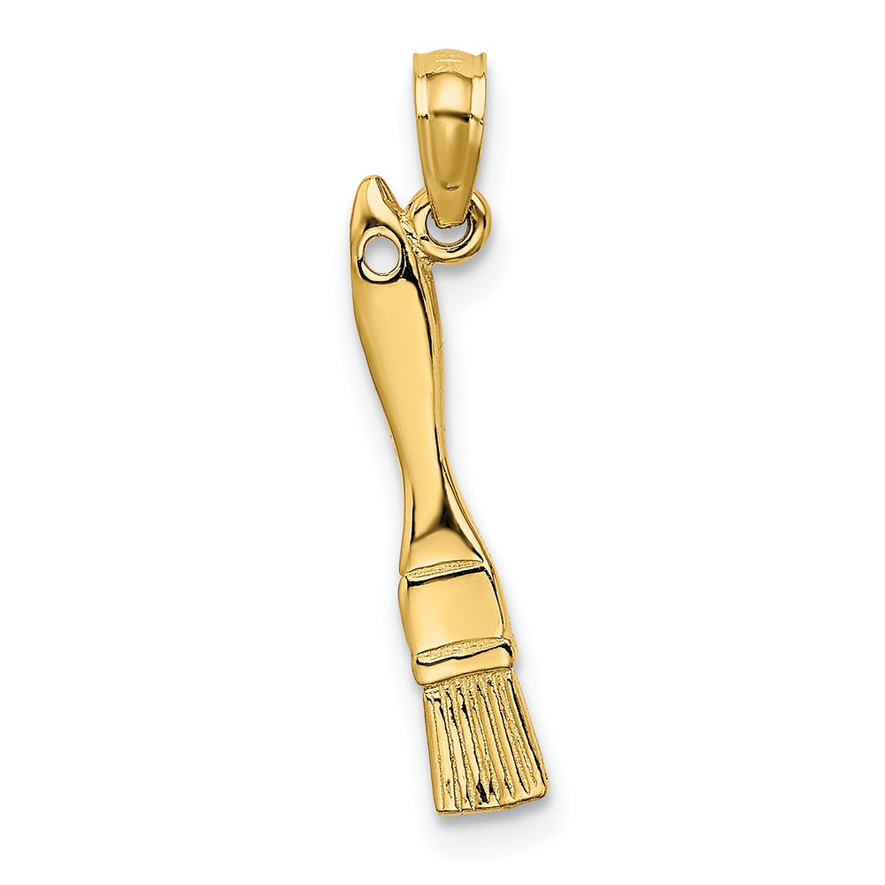 FJC Finejewelers 10 kt Yellow Gold 3-D Paint Brush Charm 20 x 3 mm