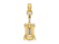 FJC Finejewelers 10 kt Yellow Gold Wine Opener Charm 14 x 6 mm