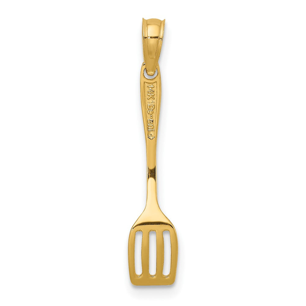 FJC Finejewelers 10 kt Yellow Gold 3-D Polished Spatula Charm 21 x 5 mm
