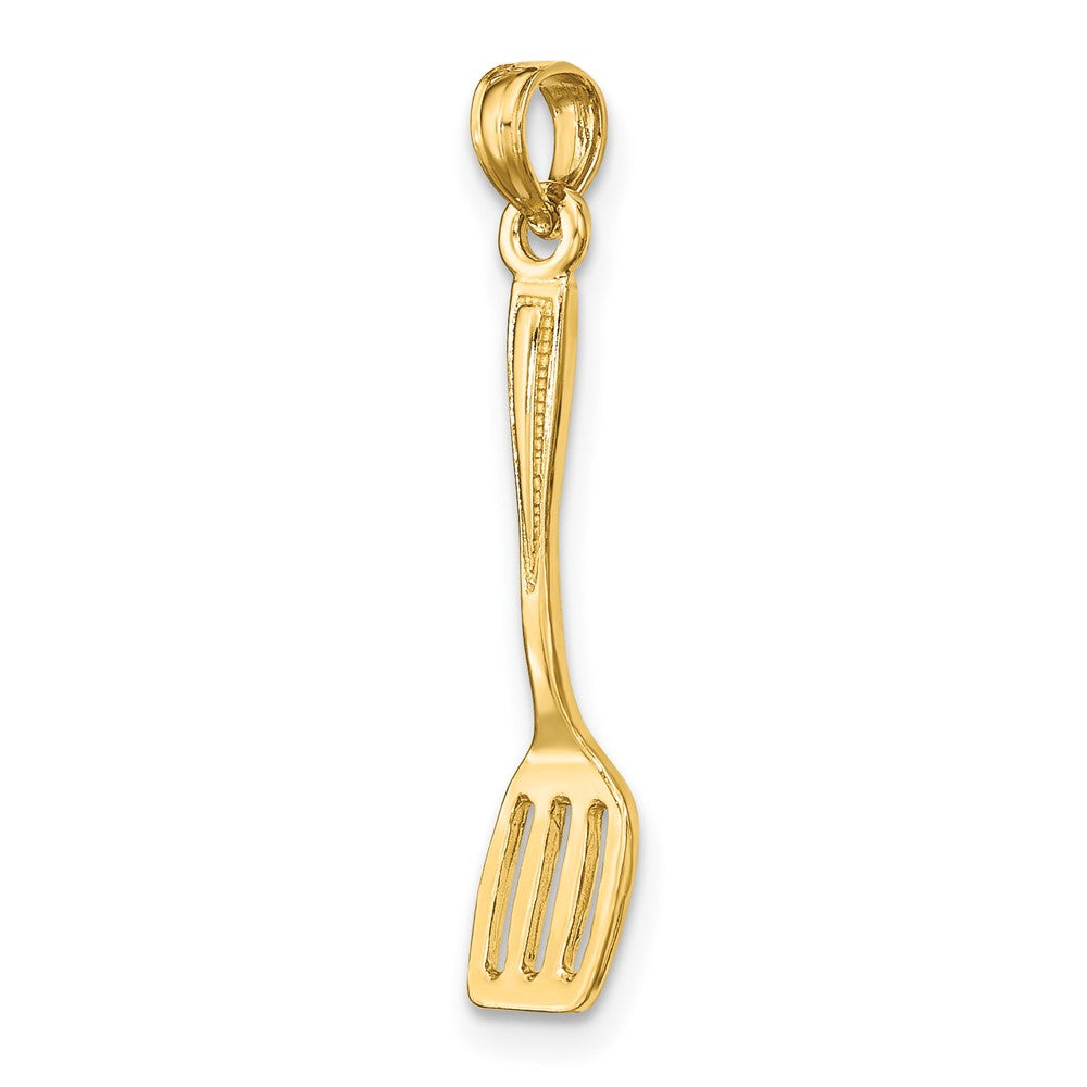 FJC Finejewelers 10 kt Yellow Gold 3-D Polished Spatula Charm 21 x 5 mm