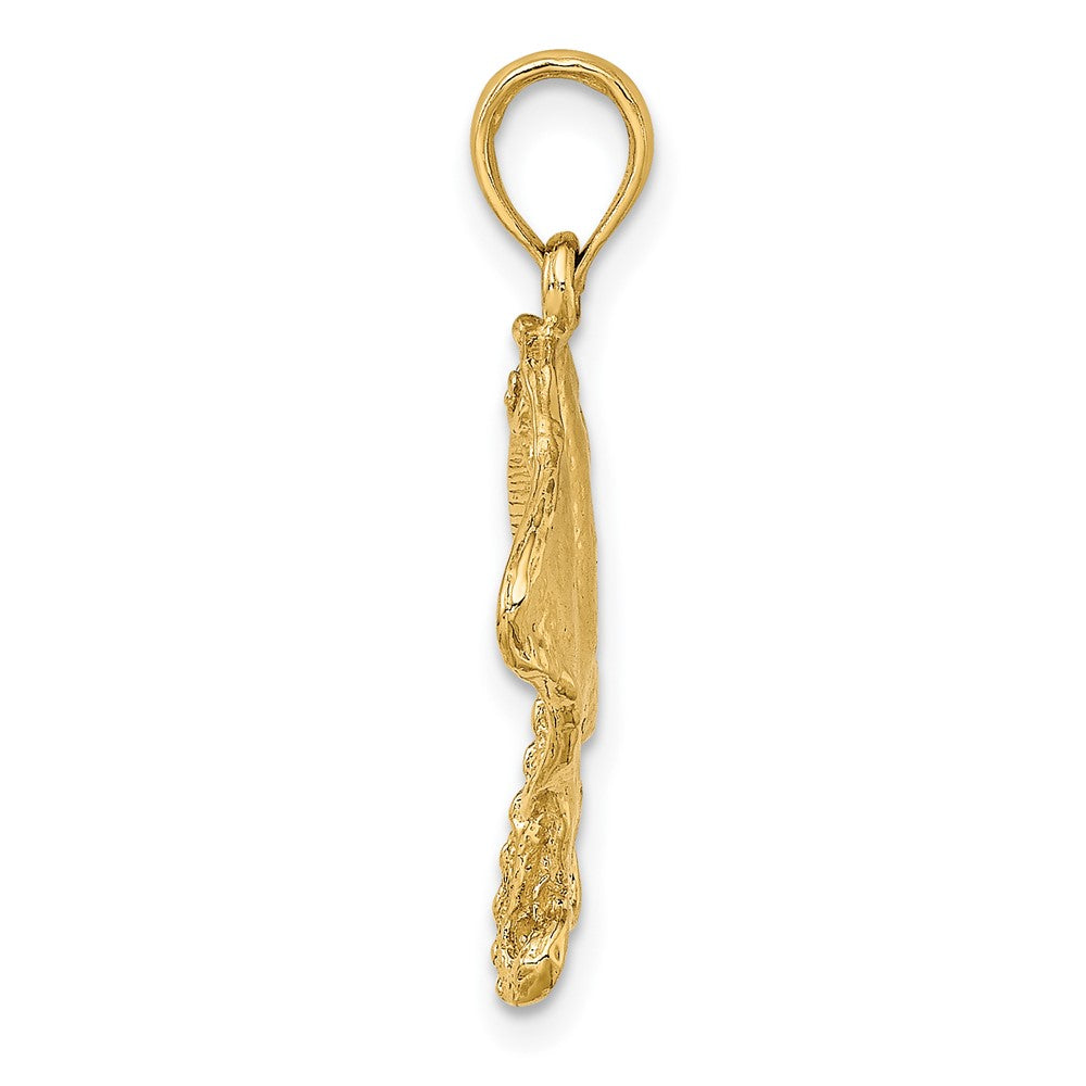 FJC Finejewelers 10 kt Yellow Gold 2-D Stingray Charm 19 x 19 mm