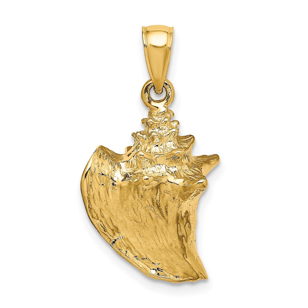 FJC Finejewelers 10 kt Yellow Gold 3-D Conch Shell Charm 19 x 15 mm