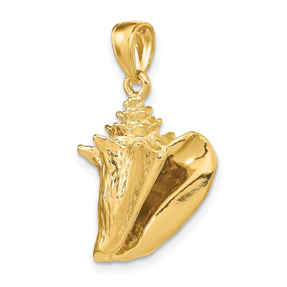 FJC Finejewelers 10 kt Yellow Gold 3-D Conch Shell Charm 19 x 15 mm