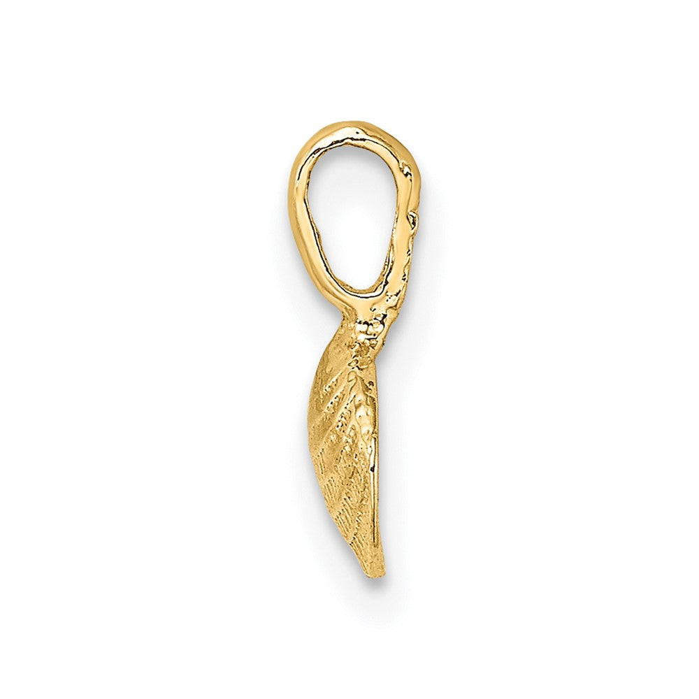 FJC Finejewelers 10 kt Yellow Gold Mini Clam Shell Charm 11 x 6 mm