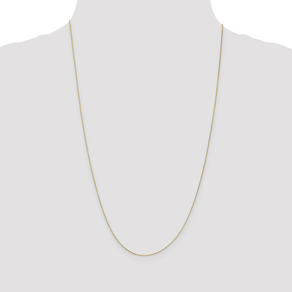 FJC Finejewelers 10 kt Yellow Gold Box Chain 22 Inches x 0.5 mm