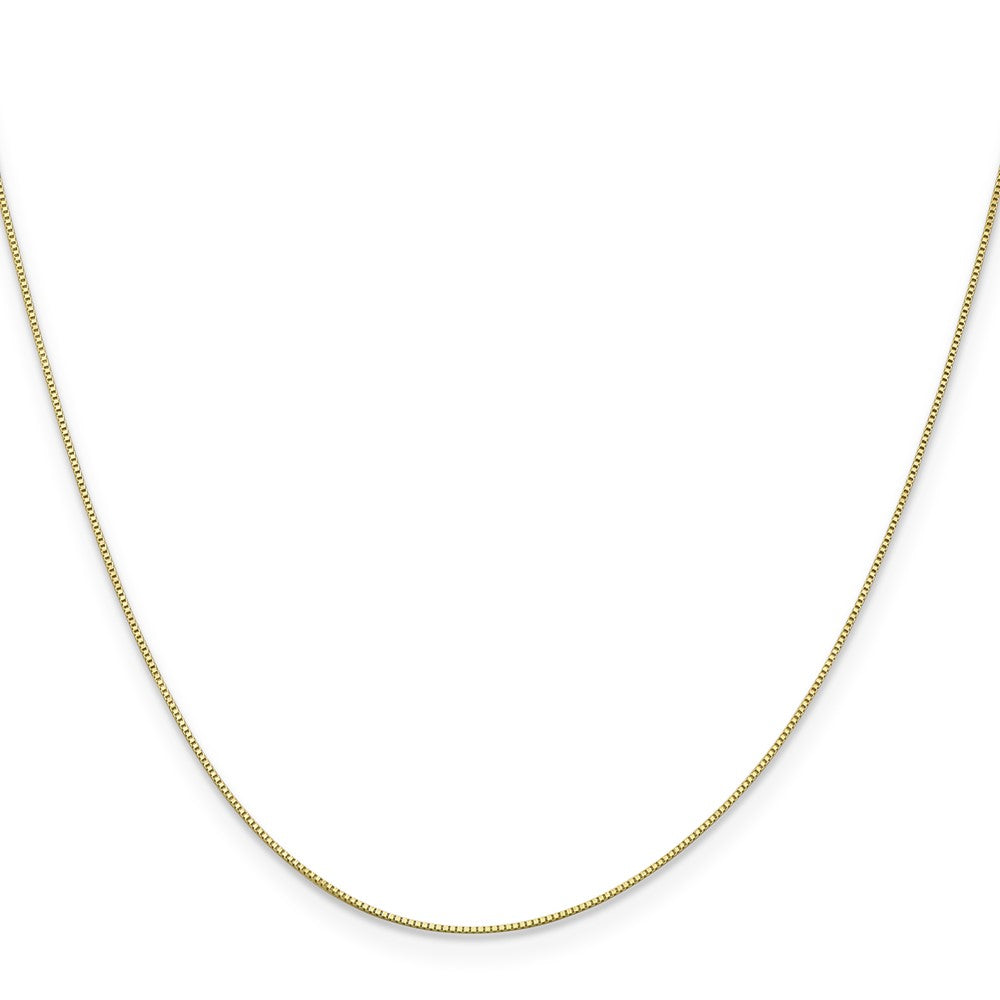 FJC Finejewelers 10 kt Yellow Gold Box Chain 22 Inches x 0.5 mm