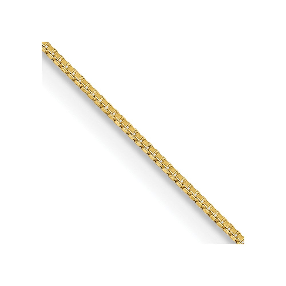 FJC Finejewelers 10 kt Yellow Gold Box Chain 22 Inches x 0.5 mm