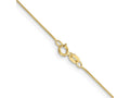 FJC Finejewelers 10 kt Yellow Gold Box Chain 22 Inches x 0.5 mm