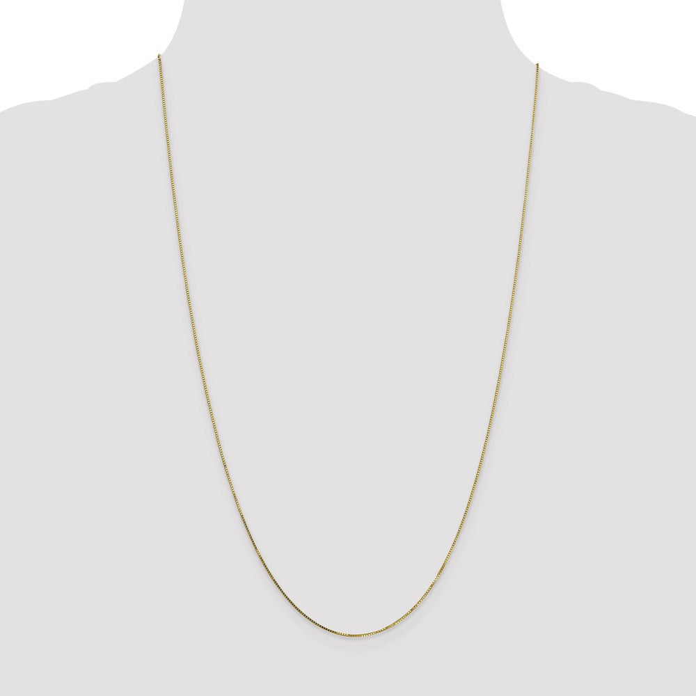 FJC Finejewelers 10 kt Yellow Gold Box Chain 22 Inches x 0.7 mm