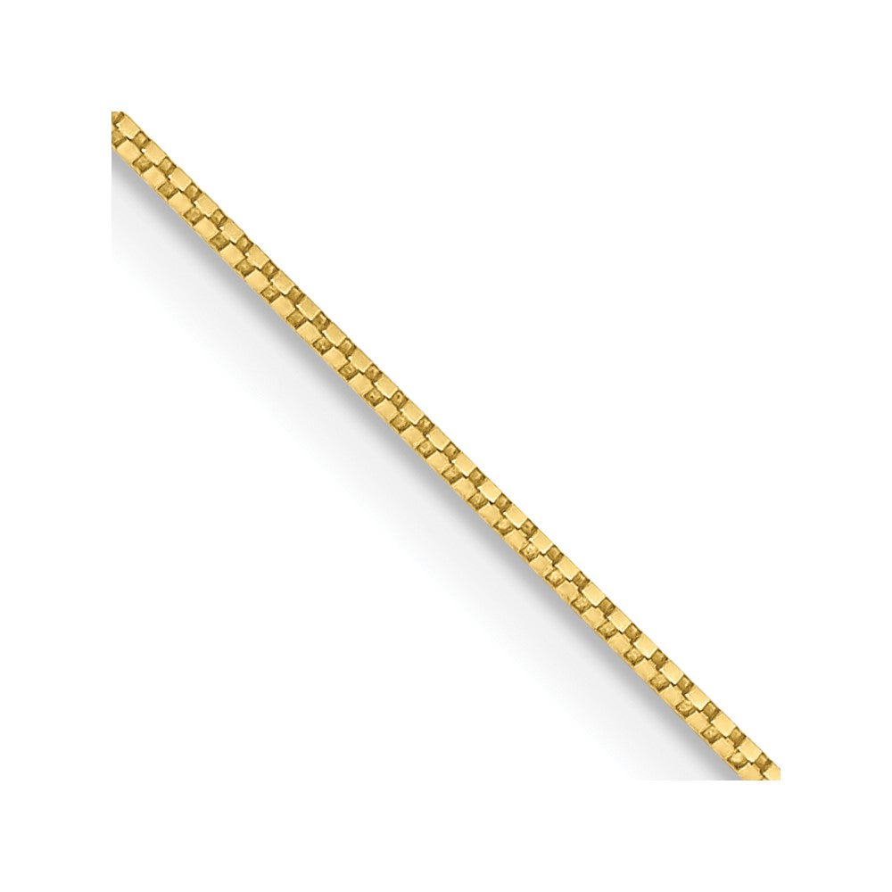 FJC Finejewelers 10 kt Yellow Gold Box Chain 22 Inches x 0.7 mm