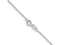FJC Finejewelers 10 kt White Gold Chain Styles .5mm Box Chain 22 Inches x 0.5 mm
