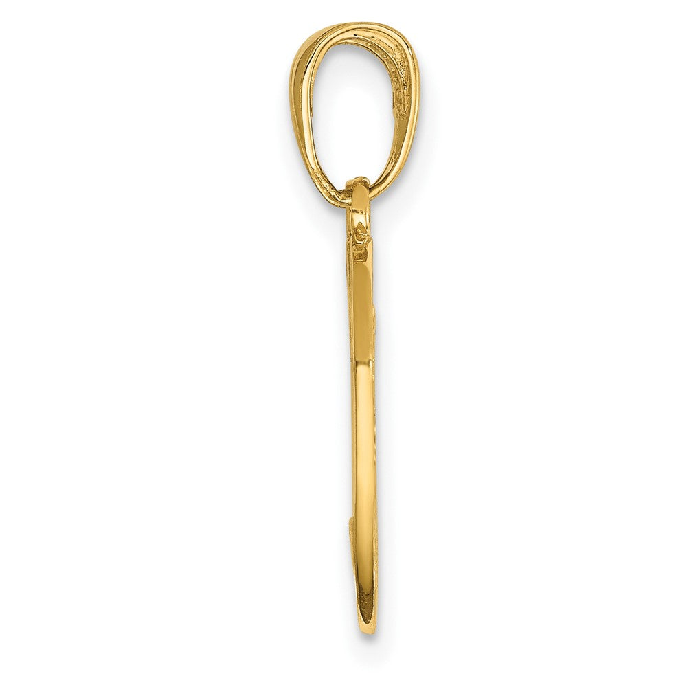 FJC Finejewelers 10 kt Yellow Gold Big Sister/Little Sister Break-apart Charm 20 x 15 mm