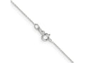 FJC Finejewelers 10 kt White Gold Bright Cut Round Open Link Cable Chain Anklet 9 Inches x 0.6 mm