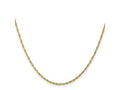 FJC Finejewelers 10 kt Yellow Gold Singapore Chain 22 Inches x 1.4 mm