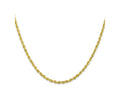FJC Finejewelers 10 kt Yellow Gold Bright Cut Quadruple Rope Chain 26 Inches x 2.75 mm