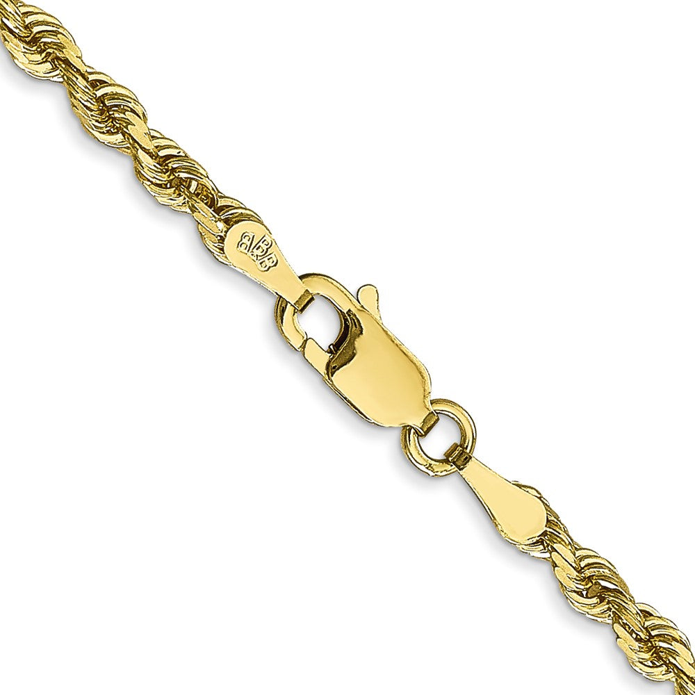 FJC Finejewelers 10 kt Yellow Gold Bright Cut Quadruple Rope Chain 26 Inches x 3 mm