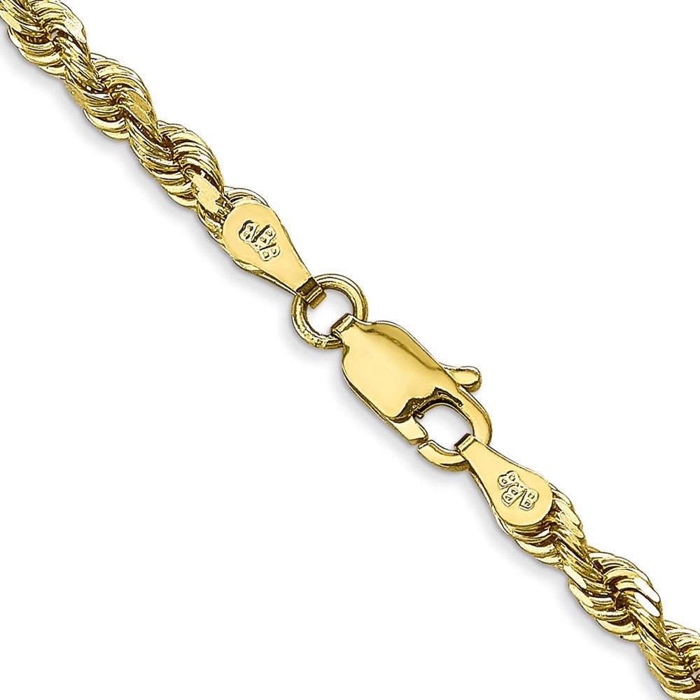 FJC Finejewelers 10 kt Yellow Gold Bright Cut Quadruple Rope Chain 26 Inches x 3.35 mm