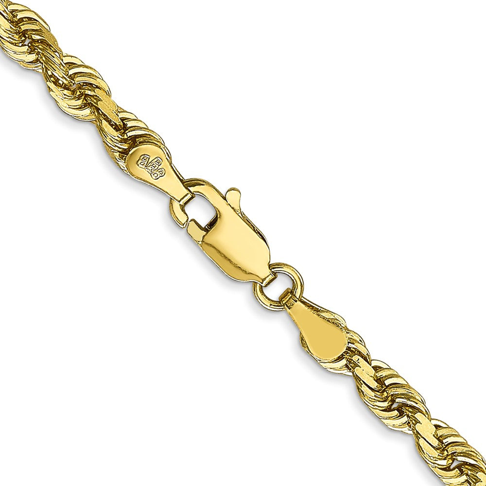 FJC Finejewelers 10 kt Yellow Gold Bright Cut Quadruple Rope Chain 26 Inches x 4 mm