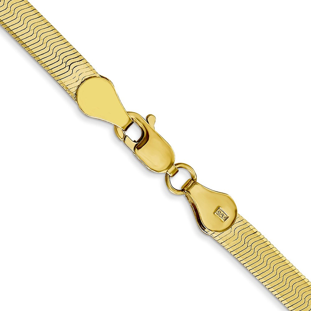 FJC Finejewelers 10 kt Yellow Gold Silky Herringbone Chain 22 Inches x 4 mm