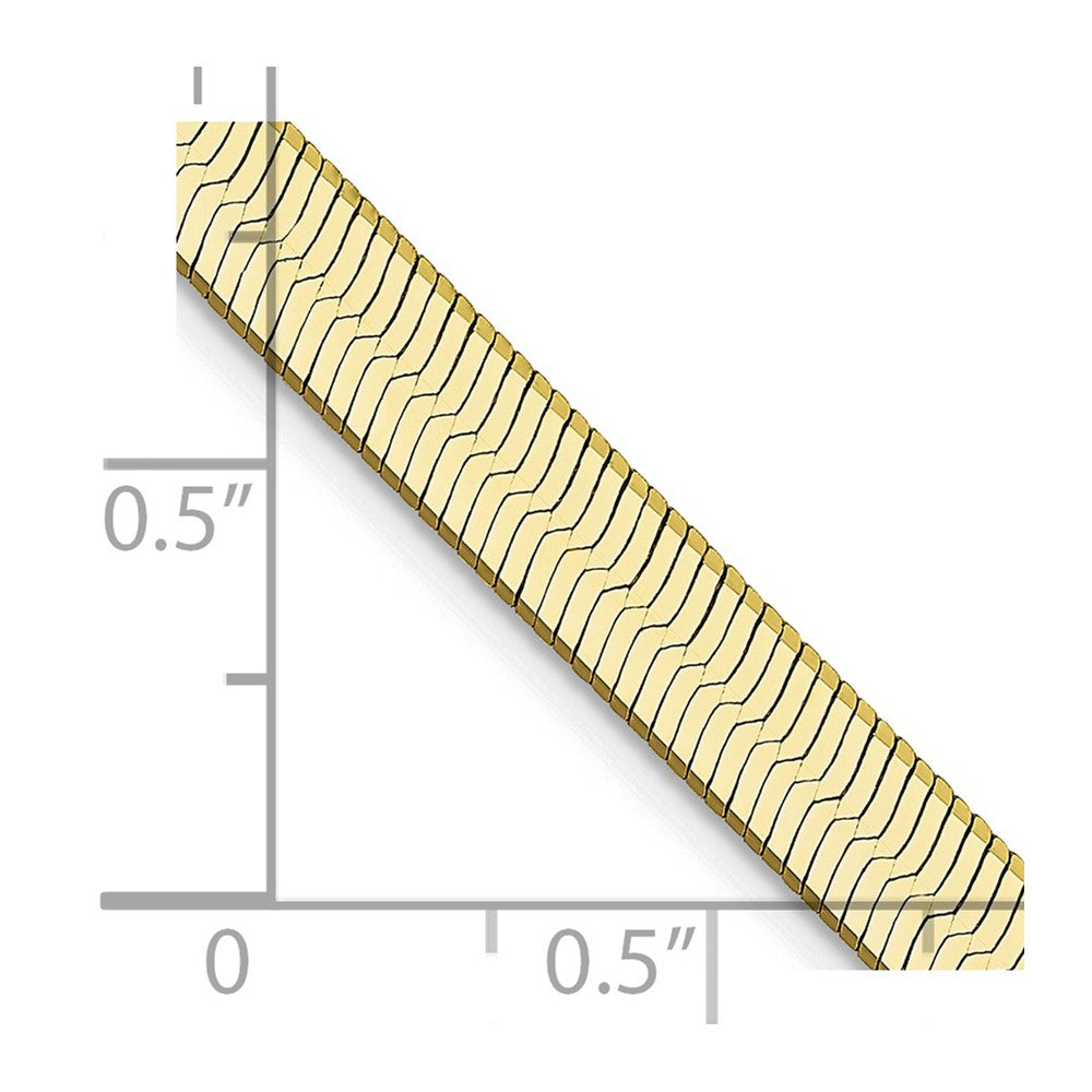 FJC Finejewelers 10 kt Yellow Gold Silky Herringbone Chain 22 Inches x 5 mm