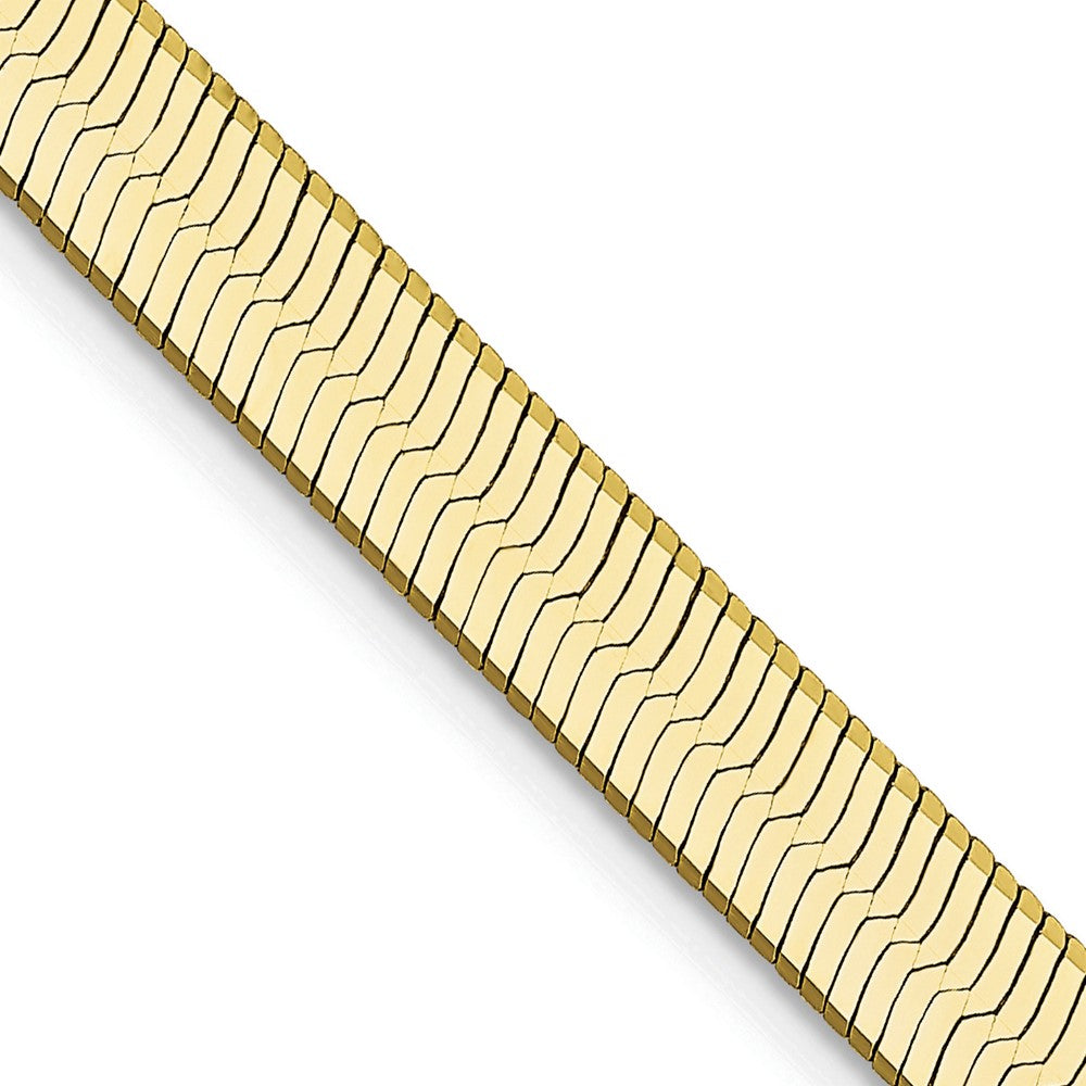 FJC Finejewelers 10 kt Yellow Gold Silky Herringbone Chain 22 Inches x 5 mm