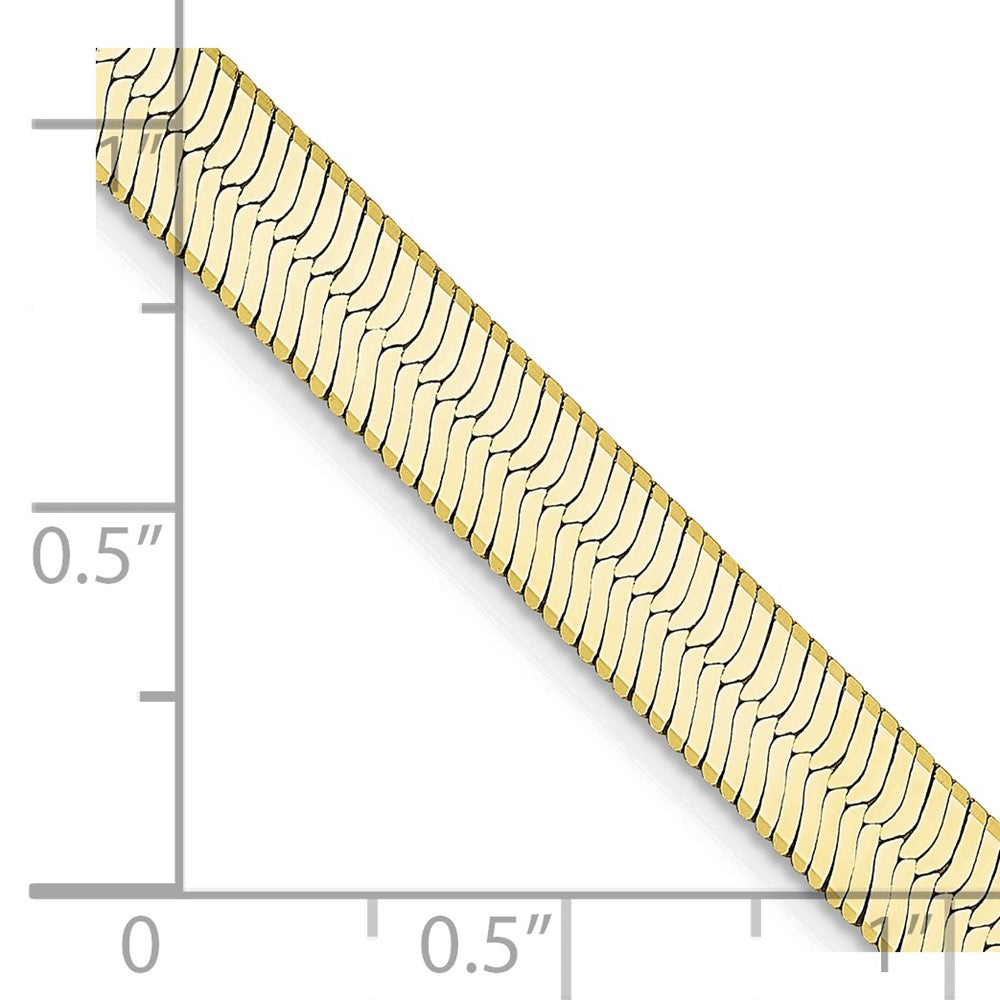 FJC Finejewelers 10 kt Yellow Gold Silky Herringbone Chain 22 Inches x 5.5 mm