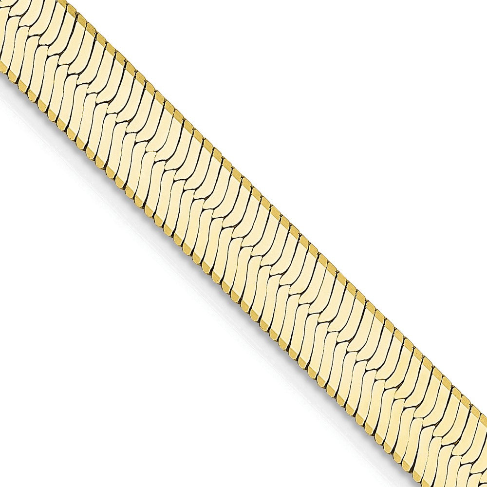 FJC Finejewelers 10 kt Yellow Gold Silky Herringbone Chain 22 Inches x 5.5 mm