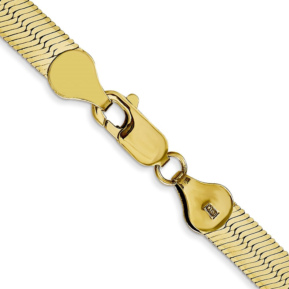 FJC Finejewelers 10 kt Yellow Gold Silky Herringbone Chain 22 Inches x 5.5 mm
