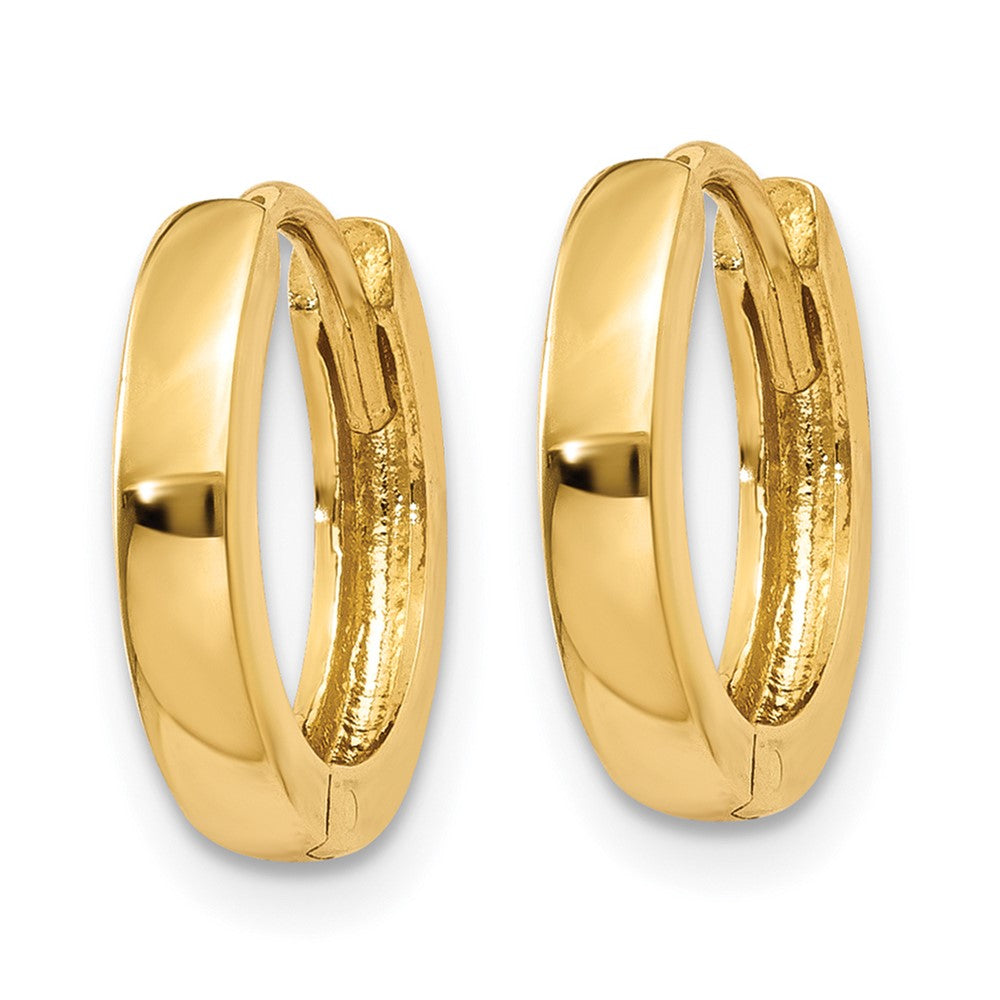 FJC Finejewelers 10 kt Yellow Gold 2.25mm Hinged Hoop Earrings 8 mm x 2 mm