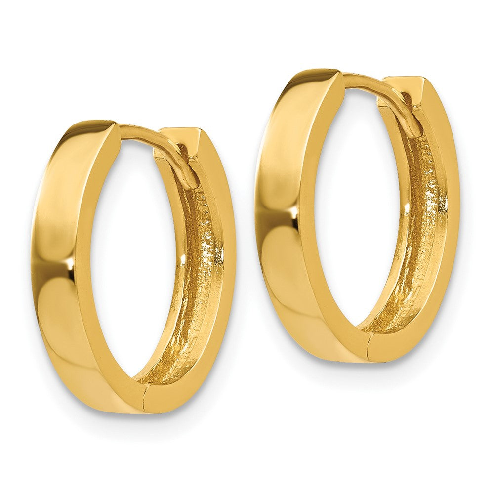 FJC Finejewelers 10 kt Yellow Gold Hinged Hoop Earrings 11 mm x 3 mm