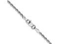 FJC Finejewelers 10 kt White Gold Bright Cut Quadruple Rope Chain Lobster Clasp 26 Inches x 1.85 mm