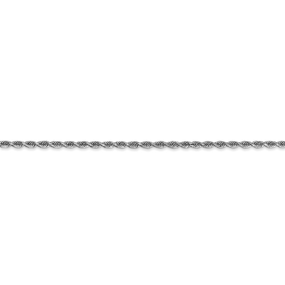 FJC Finejewelers 10 kt White Gold Bright Cut Quadruple Rope Chain Lobster Clasp 26 Inches x 2 mm