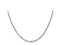 FJC Finejewelers 10 kt White Gold Bright Cut Quadruple Rope Chain 26 Inches x 3 mm