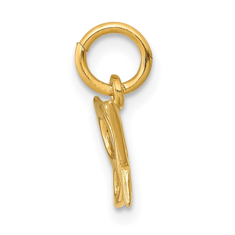 FJC Finejewelers 10 kt Yellow Gold Butterfly Charm 13 x 13 mm