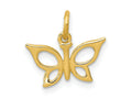 FJC Finejewelers 10 kt Yellow Gold Butterfly Charm 13 x 13 mm