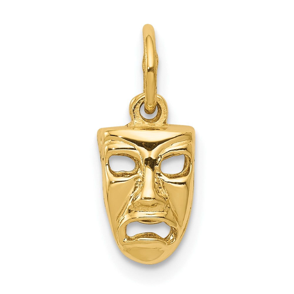 FJC Finejewelers 10 kt Yellow Gold Comedy/Tragedy Charm 15 x 11 mm