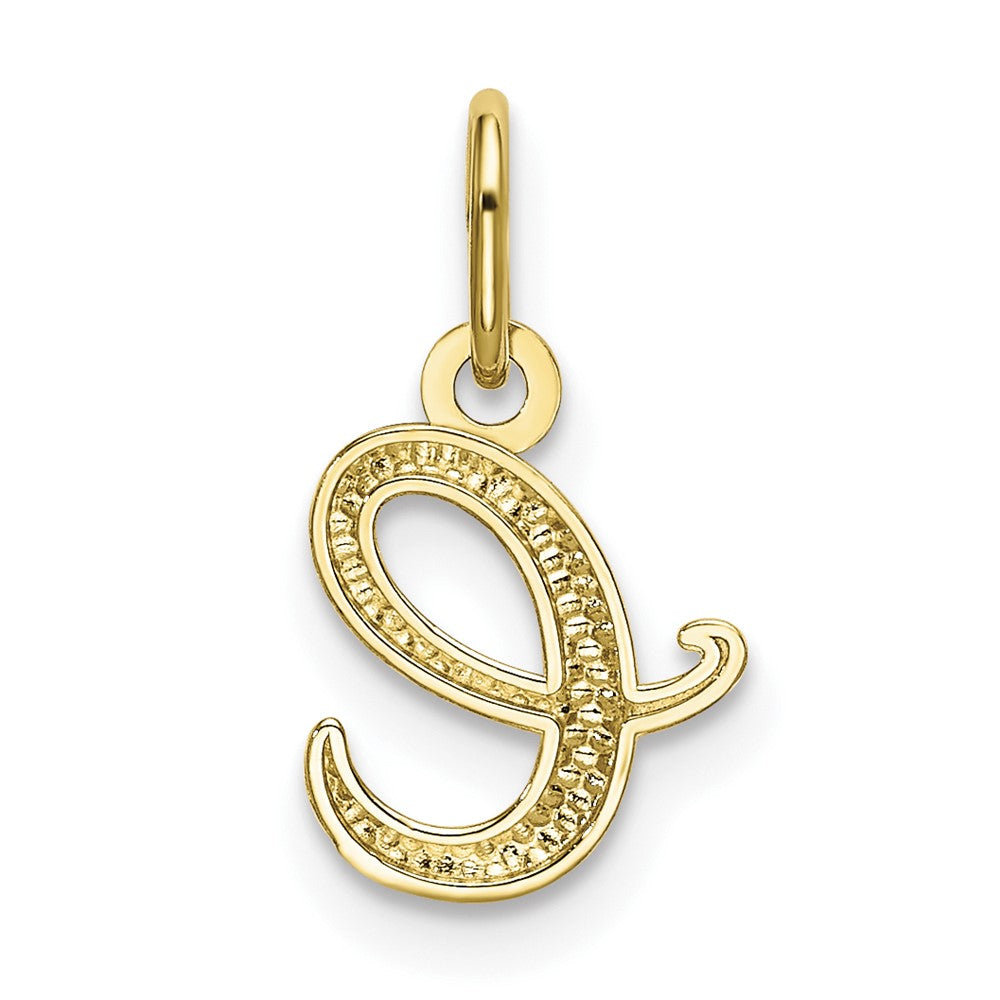 FJC Finejewelers 10 kt Yellow Gold Letter E Initial Charm