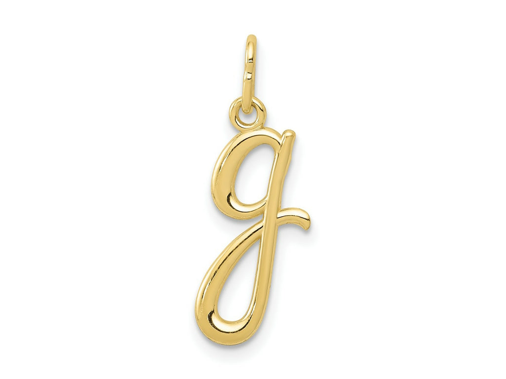 FJC Finejewelers 10 kt Yellow Gold Letter G Initial Charm