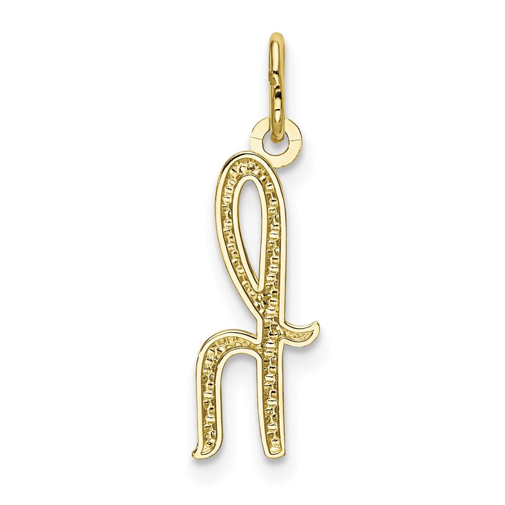 FJC Finejewelers 10 kt Yellow Gold Letter H Initial Charm